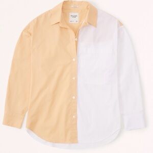 Abercrombie Color Block Button Up